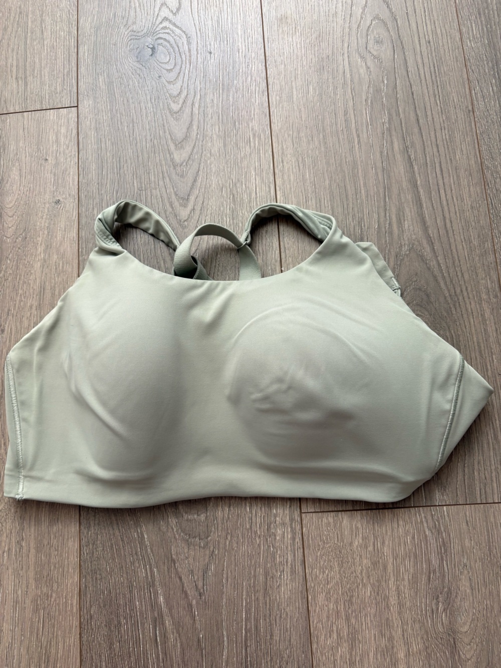 Lululemon High Support Energy Bra Size 36DD Sage Green